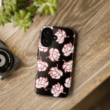 Load image into Gallery viewer, Black Floral Phone Case
