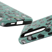 Load image into Gallery viewer, Black and Teal Dot Phone Case