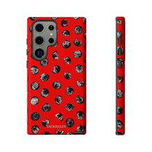 Load image into Gallery viewer, Black and Red Dot Phone Case