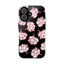 Load image into Gallery viewer, Black Floral Phone Case