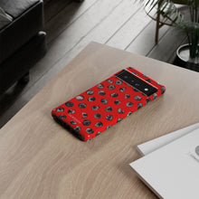 Load image into Gallery viewer, Black and Red Dot Phone Case