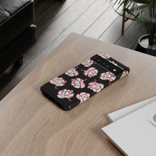 Load image into Gallery viewer, Black Floral Phone Case