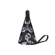 Load image into Gallery viewer, Black & Blue Cosmetic Bag