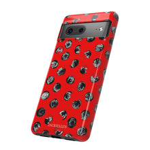 Load image into Gallery viewer, Black and Red Dot Phone Case