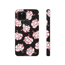 Load image into Gallery viewer, Black Floral Phone Case