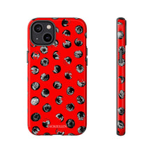 Load image into Gallery viewer, Black and Red Dot Phone Case