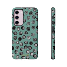 Load image into Gallery viewer, Black and Teal Dot Phone Case