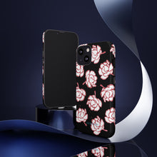 Load image into Gallery viewer, Black Floral Phone Case