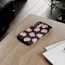 Load image into Gallery viewer, Black Floral Phone Case