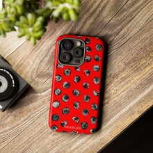 Load image into Gallery viewer, Black and Red Dot Phone Case