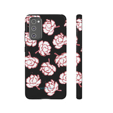 Load image into Gallery viewer, Black Floral Phone Case