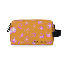 Load image into Gallery viewer, Yellow & Pink Dot Toiletry Bag