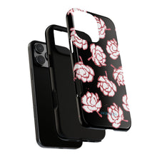 Load image into Gallery viewer, Black Floral Phone Case