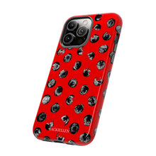 Load image into Gallery viewer, Black and Red Dot Phone Case