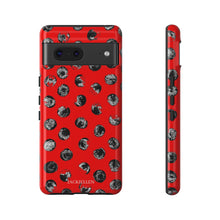 Load image into Gallery viewer, Black and Red Dot Phone Case