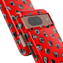 Load image into Gallery viewer, Black and Red Dot Phone Case