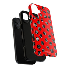 Load image into Gallery viewer, Black and Red Dot Phone Case