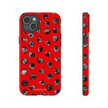 Load image into Gallery viewer, Black and Red Dot Phone Case
