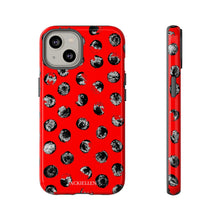 Load image into Gallery viewer, Black and Red Dot Phone Case