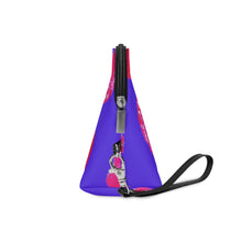 Load image into Gallery viewer, Pink & Purple Dot Cosmetic Bag