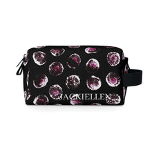 Load image into Gallery viewer, Black & Pink Dot Toiletry Bag