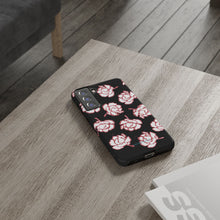 Load image into Gallery viewer, Black Floral Phone Case