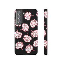 Load image into Gallery viewer, Black Floral Phone Case