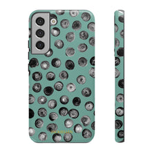 Load image into Gallery viewer, Black and Teal Dot Phone Case