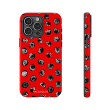 Load image into Gallery viewer, Black and Red Dot Phone Case