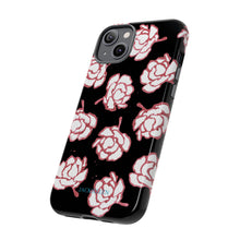 Load image into Gallery viewer, Black Floral Phone Case