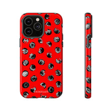 Load image into Gallery viewer, Black and Red Dot Phone Case