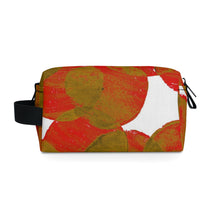 Load image into Gallery viewer, Red & Green Dot Toiletry Bag