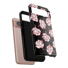Load image into Gallery viewer, Black Floral Phone Case