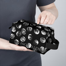 Load image into Gallery viewer, Black & White Dot Toiletry Bag