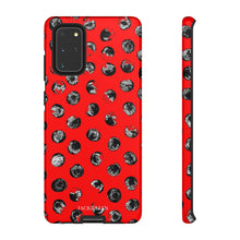 Load image into Gallery viewer, Black and Red Dot Phone Case