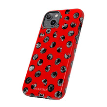 Load image into Gallery viewer, Black and Red Dot Phone Case
