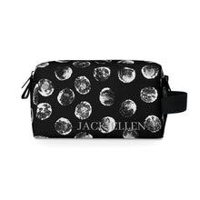 Load image into Gallery viewer, Black & White Dot Toiletry Bag