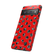 Load image into Gallery viewer, Black and Red Dot Phone Case