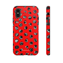 Load image into Gallery viewer, Black and Red Dot Phone Case