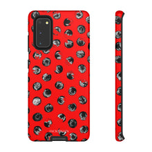 Load image into Gallery viewer, Black and Red Dot Phone Case
