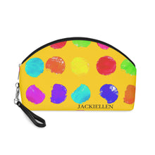 Load image into Gallery viewer, Rainbow Dot Cosmetic Bag