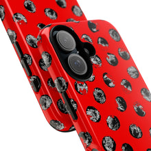 Load image into Gallery viewer, Black and Red Dot Phone Case