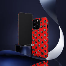 Load image into Gallery viewer, Black and Red Dot Phone Case