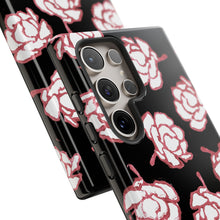 Load image into Gallery viewer, Black Floral Phone Case