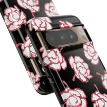 Load image into Gallery viewer, Black Floral Phone Case