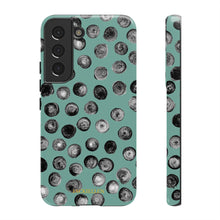 Load image into Gallery viewer, Black and Teal Dot Phone Case