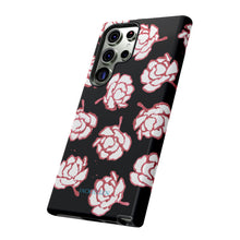 Load image into Gallery viewer, Black Floral Phone Case