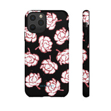 Load image into Gallery viewer, Black Floral Phone Case
