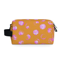 Load image into Gallery viewer, Yellow & Pink Dot Toiletry Bag