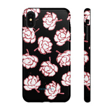 Load image into Gallery viewer, Black Floral Phone Case